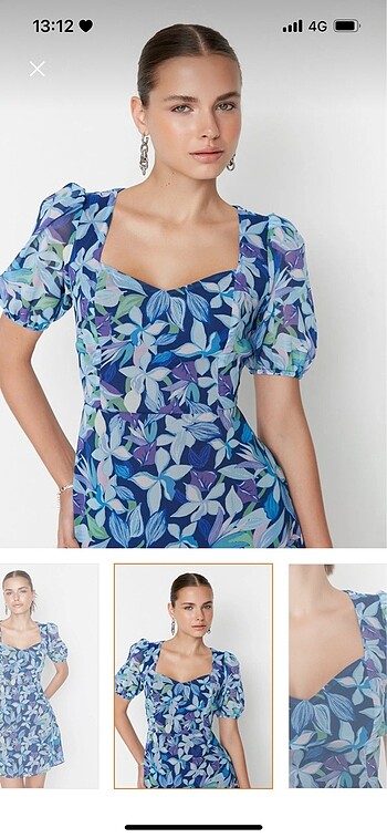 Çiçekli elbise - Görsel 6