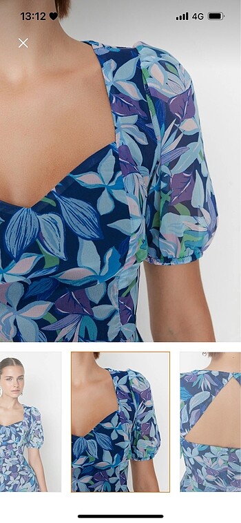 Çiçekli elbise - Görsel 7