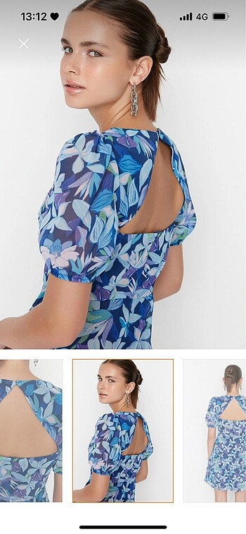 Çiçekli elbise - Görsel 9