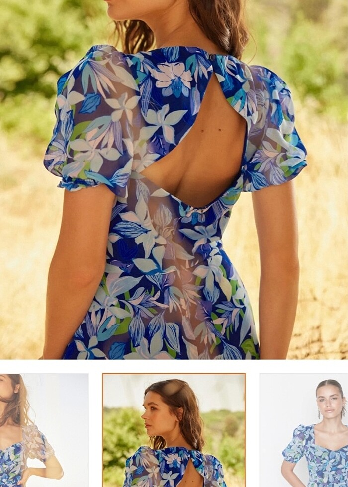 Çiçekli elbise - Görsel 4