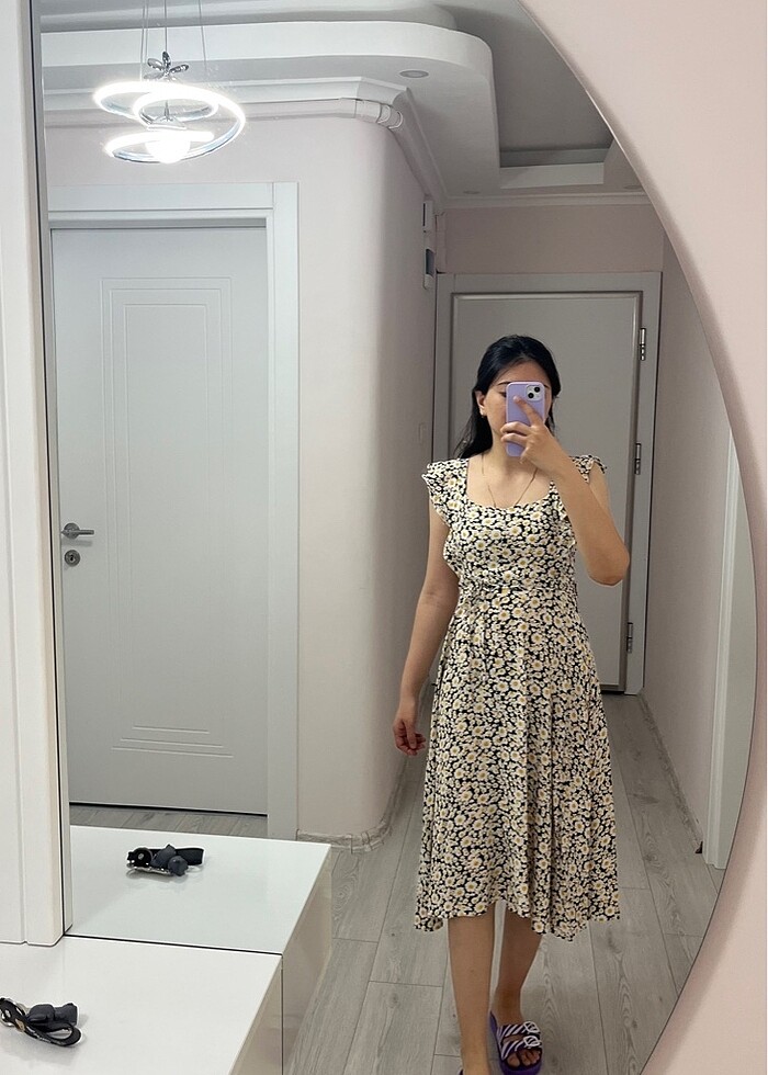 Çiçekli elbise - Görsel 3