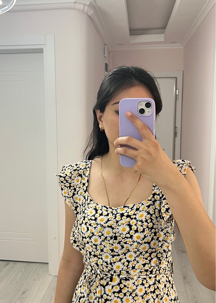 Çiçekli elbise - Görsel 2