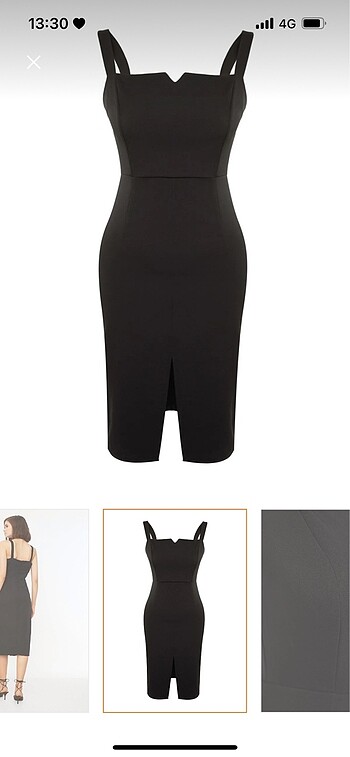 Siyah elbise - Görsel 7