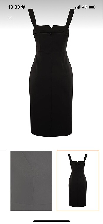 Siyah elbise - Görsel 9