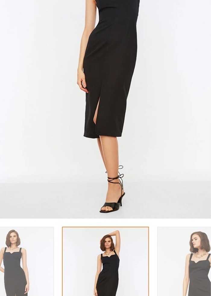 Siyah elbise - Görsel 3