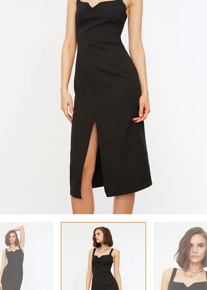 Siyah elbise - Görsel 4