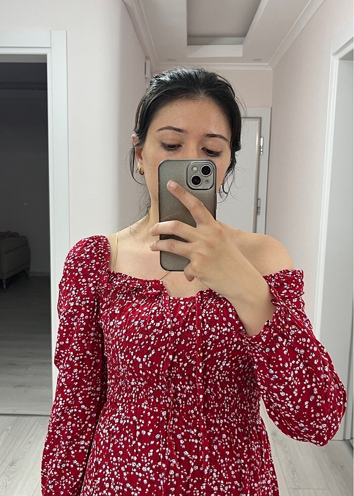 Çiçekli elbise - Görsel 3