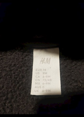 Siyah Bebek Polar Tulum Kapüşonlu Fermuarlı - Görsel 4