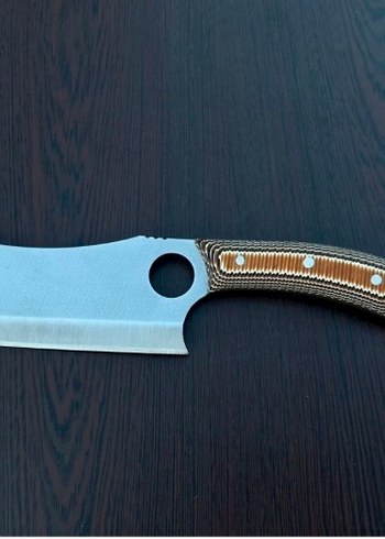 Bordo marka Koyu Kahverengi Saplı kamp Bıçağı 
ve Kılıfı - Görsel 2