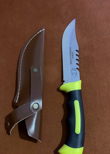 Tırtıklı Bıçak ve Kahverengi Kılıf - Görsel 4