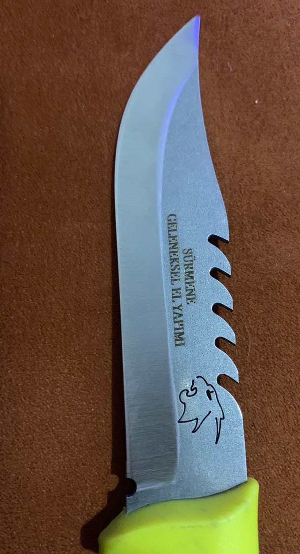 Tırtıklı Bıçak ve Kahverengi Kılıf - Görsel 3