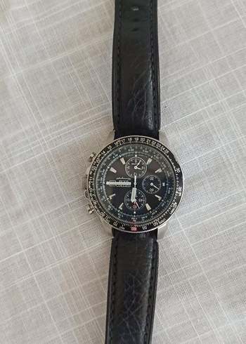 Seiko Sik Siyah Deri Seico Kol Saati