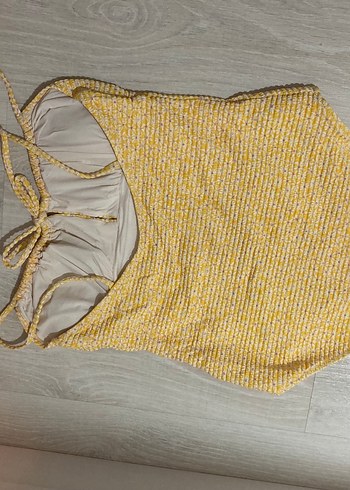 Sarı İnce Askılı mayo - Görsel 2