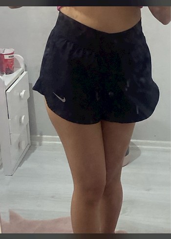 Nike Siyah Mini Spor şort etek - Görsel 2