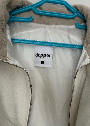 Bej Yüksek Yaka Kadın Ceket - Görsel 3