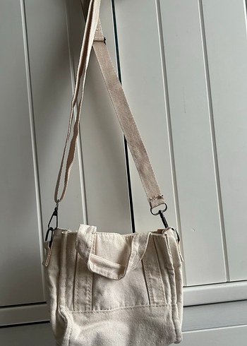 Mini kumaş çanta - Görsel 3