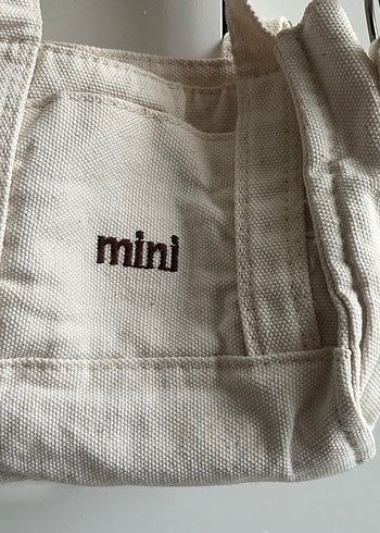 Mini kumaş çanta - Görsel 2