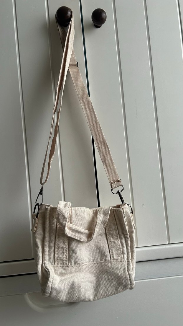 Mini kumaş çanta - Görsel 3