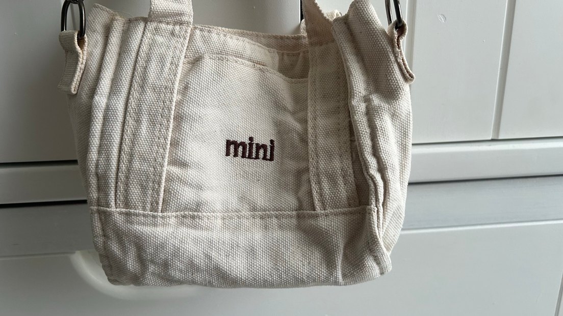 Mini kumaş çanta - Görsel 2