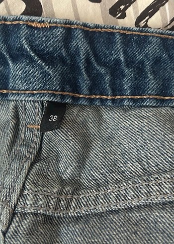 TrendyolMilla Mavi Rahat Kesim Midi Kadın Kot Pantolon - Görsel 2