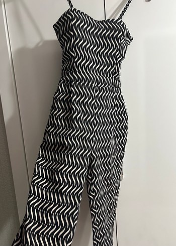 Uzun İnce Askılı Tulum - Görsel 2