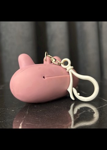 Pembe Minimalist Ayıcık Anahtarlık - Görsel 3