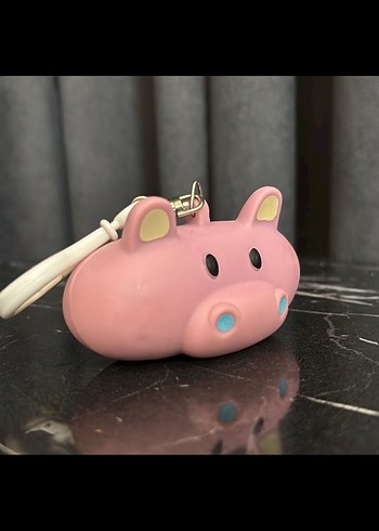 Pembe Minimalist Ayıcık Anahtarlık - Görsel 5