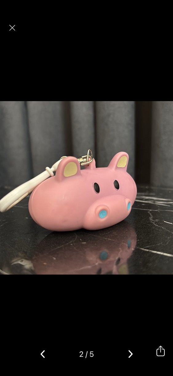 Pembe Minimalist Ayıcık Anahtarlık - Görsel 5