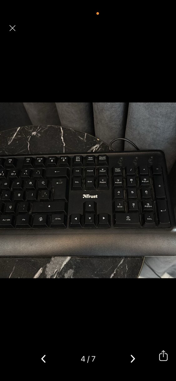 Siyah Kablolu Klavye - Görsel 4