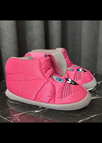 Kızlar için Renkli Nakışlı Sıcak Terlik - Görsel 5