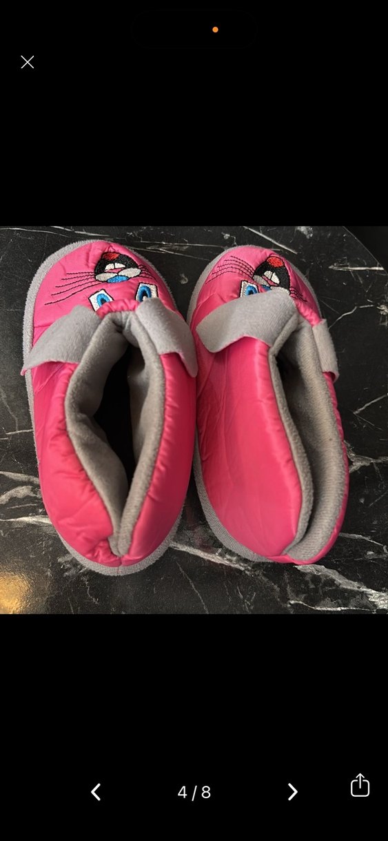 Kızlar için Renkli Nakışlı Sıcak Terlik - Görsel 3