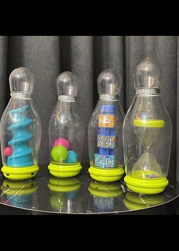 Renkli Şişe Şekilli Oyuncak Seti - Görsel 5
