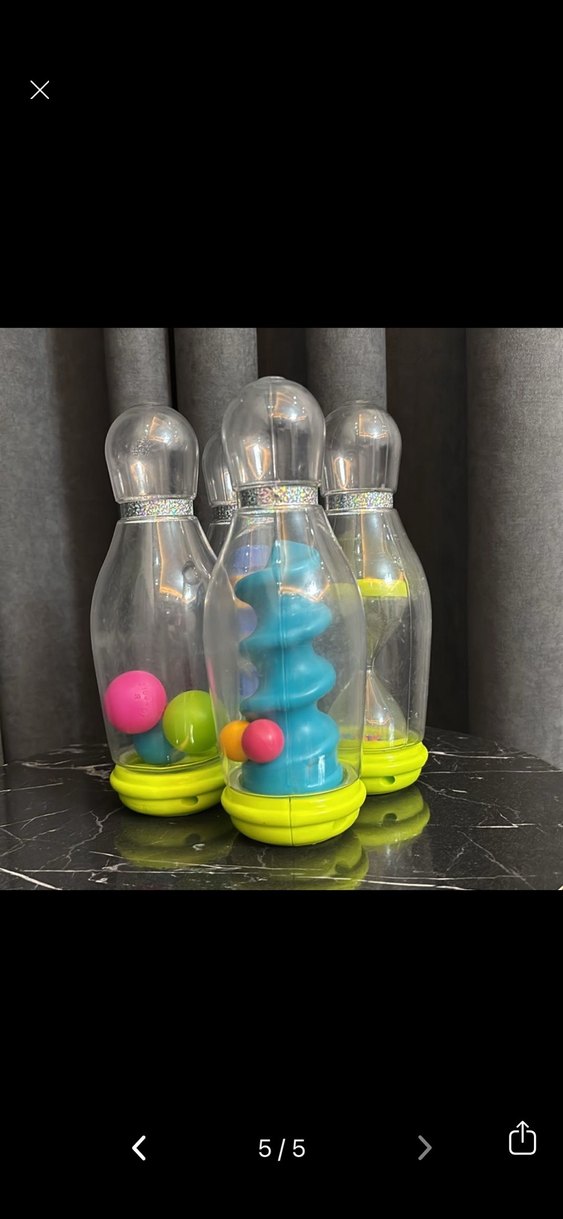 Renkli Şişe Şekilli Oyuncak Seti - Görsel 3