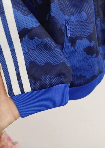 Erkek Çocuk Mavi Adidas Ceket - Görsel 6