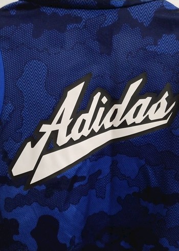 Erkek Çocuk Mavi Adidas Ceket - Görsel 3