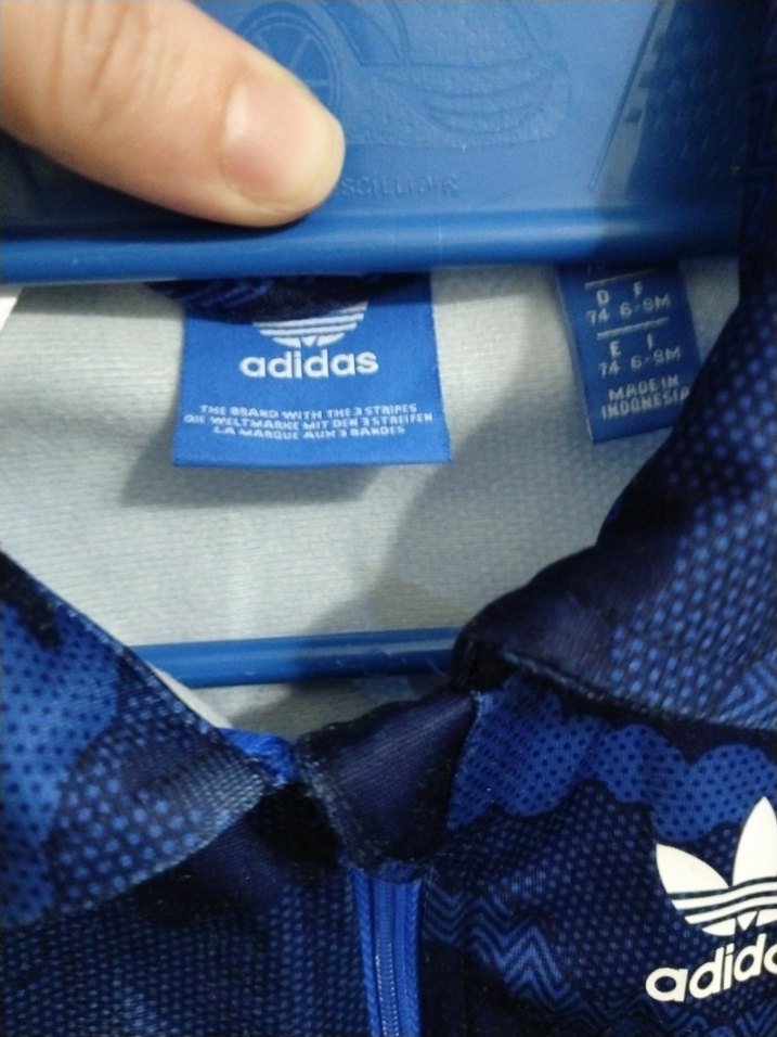 Erkek Çocuk Mavi Adidas Ceket - Görsel 5