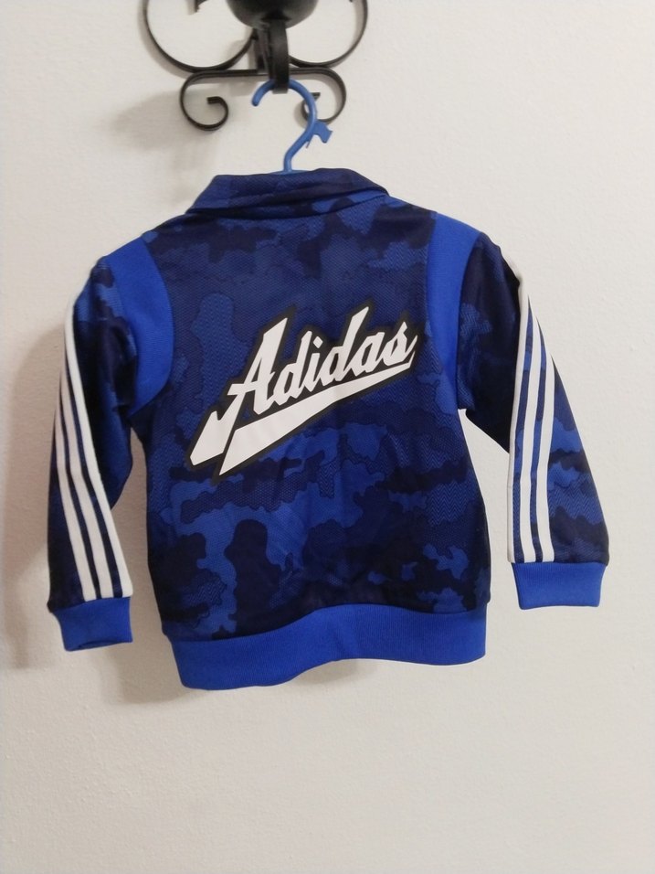 Erkek Çocuk Mavi Adidas Ceket - Görsel 2