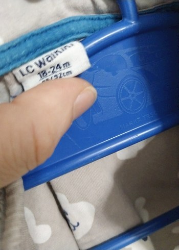 Düğmeli Gri Kız Çocuk Polar Ceket - Görsel 6