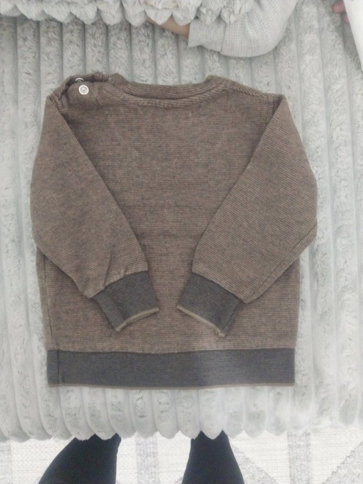 Burberry Erkek Çocuk Kahverengi Triko Kazak - Görsel 3