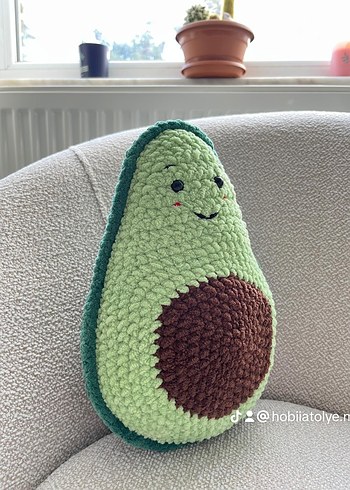 Avokado Peluş Oyuncak - Görsel 3