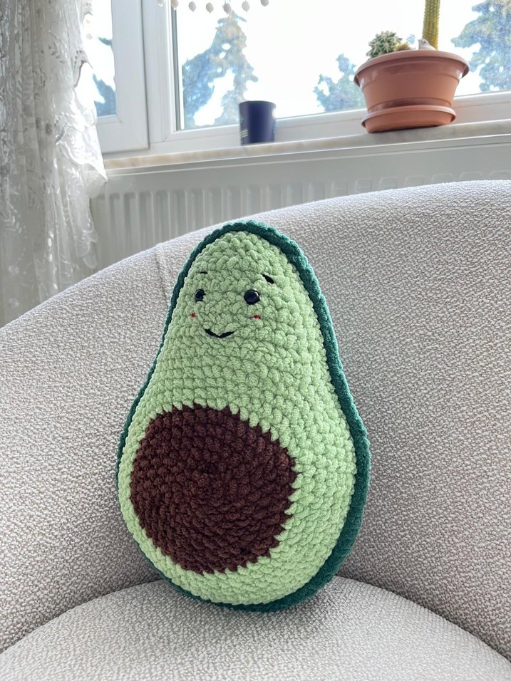 Avokado Peluş Oyuncak - Görsel 2