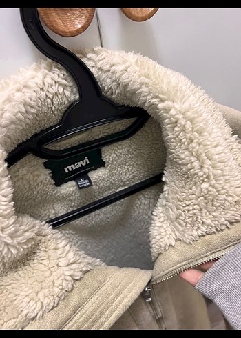 Süet Bej erkek Kışlık Ceket - Görsel 2