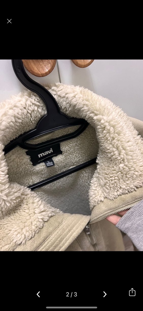 Süet Bej erkek Kışlık Ceket - Görsel 2