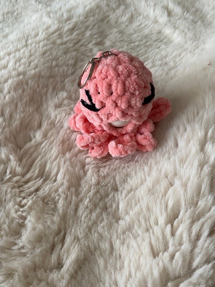 Pembe ahtapot Anahtarlık - Görsel 4