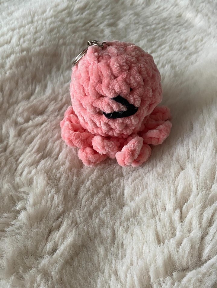 Pembe ahtapot Anahtarlık - Görsel 3