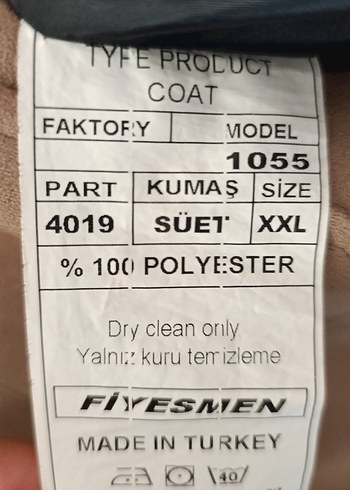 Erkek Süet Uzun Kollu Ceket - Görsel 3