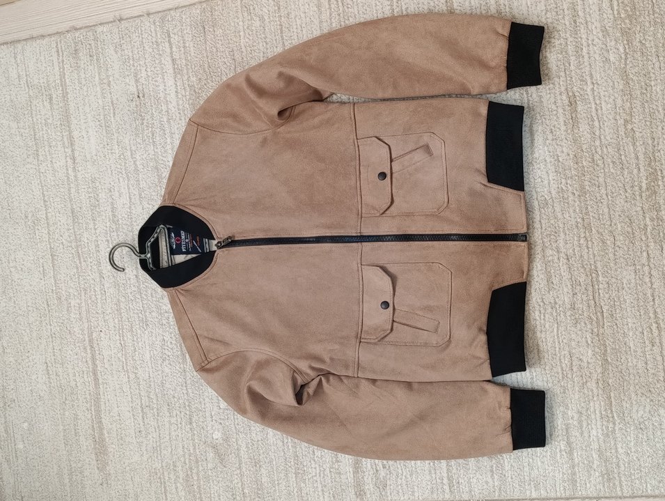 Erkek Süet Uzun Kollu Ceket - Görsel 2