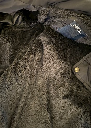 Düğmeli Erkek Sokak Stili Mont Gri - Görsel 3