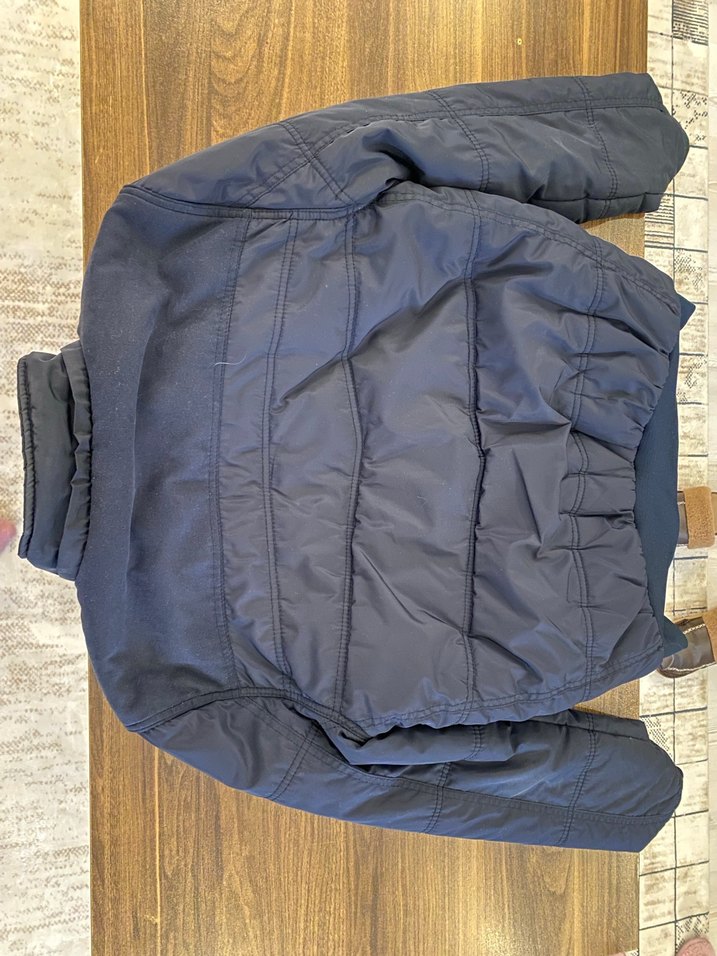 Düğmeli Erkek Sokak Stili Mont Gri - Görsel 2