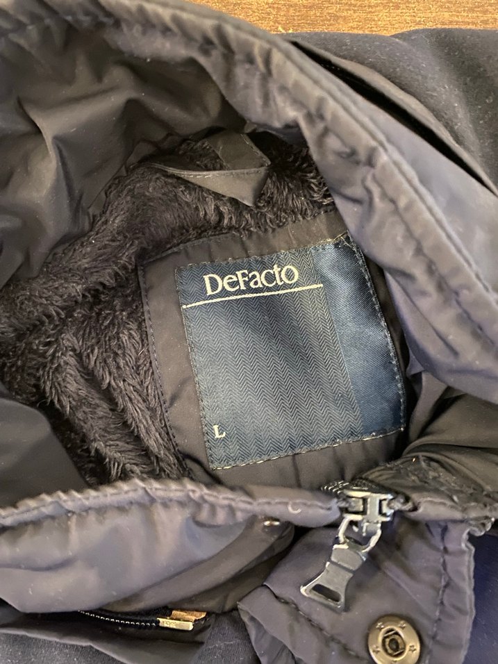 Düğmeli Erkek Sokak Stili Mont Gri - Görsel 4